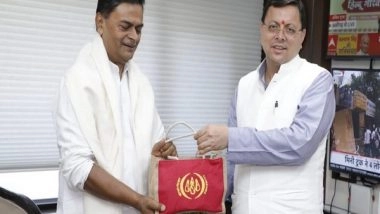 India News | Uttarakhand CM Meets Union Energy Minister, Requests 400-450 MW Power Allocation