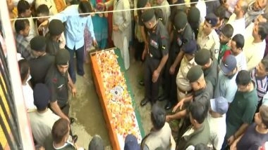 India News | Himachal: Last Rites of Army Jawan Killed in Ladakh Accident Performed at His Native Village