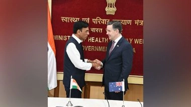 World News | Mandaviya, Australian Minister Butler Discuss Ways to Enhance Collaboration in Digital Health, Medical Education 