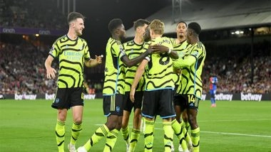 Sports News | Reduced to 10 Players, Arsenal Survive Crystal Palace Challenge to Seal 1-0 Win