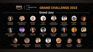 Business News | AWS and Campus Fund's Grand Challenge Is Back, in Search for Student Start-up of the Year 2023