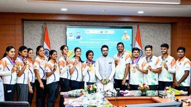 Sports News | Sports Minister Anurag Thakur Felicitates Medal-winning Compound, Recurve Archers