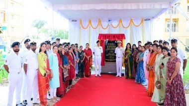 India News | Karnataka: Navy Chief Inaugurates 600 Residential Buildings at Naval Base Karwar