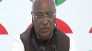 India News | Congress Chief Mallikarjun Kharge Condoles Loss of Lives in Mizoram Railway Bridge Collapse