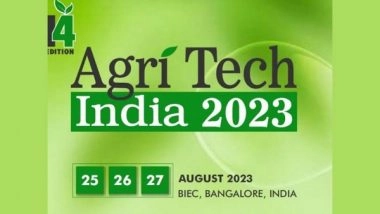Business News | AgriTech India 2023 to Be Hosted at BIEC Bangalore from 25th August