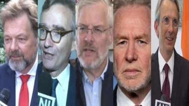 World News | Chandrayaan-3: Envoys of Israel, UK, France, Germany, Australia Congratulate India on Historic Achievement