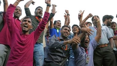 India News | 'India is on the Moon!' Country Unites to Celebrate as ISRO Scripts History with Successful Soft-landing