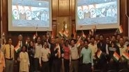 World News | Indian High Commission in London Celebrates Successful Landing of ISRO&rsquo;s Chandrayaan-3 on Moon