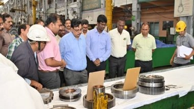 India News | Andhra: Divisional Railway Manager Inspects Diesel Loco Shed in Visakhapatnam