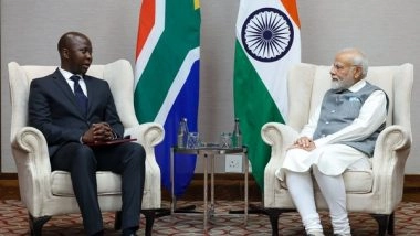 World News | PM Modi Meets Noted Rocket Scientist, CEO of Galactic Energy Ventures Siyabulela Xuza in Johannesburg