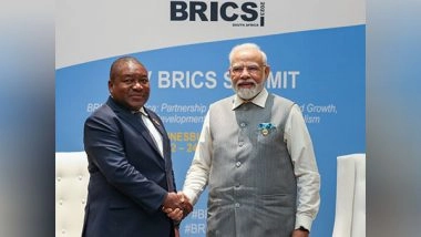 World News | PM Modi, Mozambique President Filipe Nyusi Discuss Bilateral Cooperation