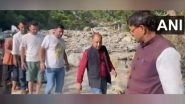 India News | Himachal Pradesh: Former CM Jairam Thakur Visits Landslide-affected Areas of Kuklah
