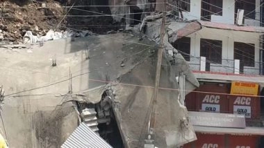 India News | Himachal: Eight Buildings Reduced to Rubble in Kullu Landslide
