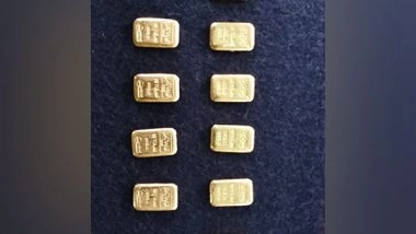India News | West Bengal: BSF Catches Smuggler with 10 Gold Biscuits Valued at Rs 69 Lakh