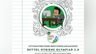 Business News | Dettol Announces Second Edition of India’s Biggest Hygiene Olympiad Under Its Dettol Banega Swasth India Initiative