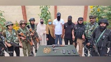 India News | Jammu & Kashmir: Terror Module Busted in Bandipora, Arms and Ammunitions Recovered
