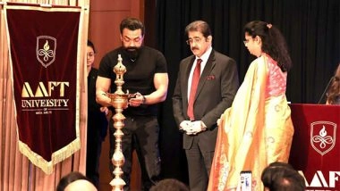 Business News | Renowned Actor Bobby Deol Inaugurates the 2023 Academic Session at AAFT University, Raipur