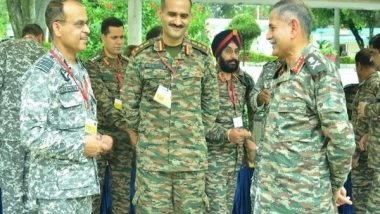 India News | Lt General Upendra Dwivedi Meets Higher Air Command Officers