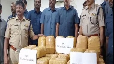 India News | Hyderabad Police Bust Interstate Ganja Racket, Two Held