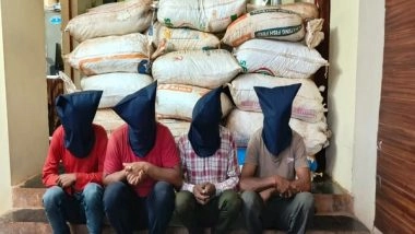 India News | Four Arrested in Possession of Ganja Worth Rs 1 Crore in Andhra Pradesh