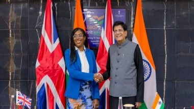 World News | Piyush Goyal, UK SoS Trade Kemi Bandenoch Discuss Further Boosting Bilateral Trade Relations
