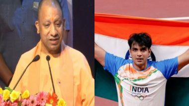 India News | CM Yogi and Dhami Congratulates Neeraj Chopra on Winning Gold in World Athletics Championships