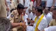 India News | Andhra Pradesh: Police Detains TDP Leaders on Their Way to Sand Dunes