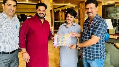 Business News | Special Indian Postal Stamp Issued in Honour of Actor Darsheel Safary & Team Hukus Bukus Movie