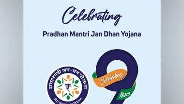 Business News | PM Jan Dhan Yojana Financial Inclusion Programme Completes 9 Years