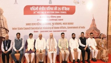 India News | Gandhinagar: Home Minister Amit Shah Chairs Meeting of Western Zonal Council