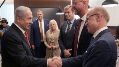 World News | Israel PM Netanyahu Meets with Swedish MPs About Moving Embassy to Jerusalem