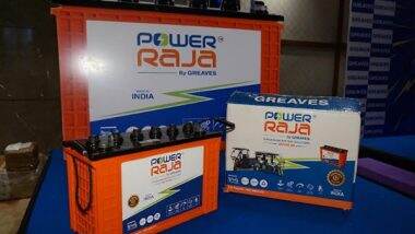 Business News | Greaves Retail Launches Power Raja: A Comprehensive Range of E-Rickshaw Batteries