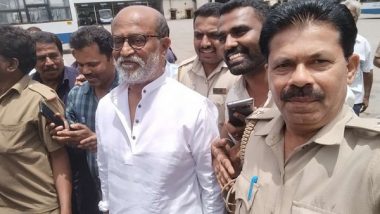 Rajinikanth Pays Surprise Visit to Depot No-4 of BMTC in Bengaluru, Where He Once Worked as a Conductor! (View Pic)