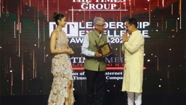 Business News | Founder & MD of Workelevate Felicitated at “ET Leadership Excellence Awards”