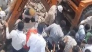 India News | Maharashtra: One Killed as Building Collapses in Jalgaon, Rescue Operation Underway
