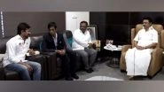 Sports News | Indian Chess Prodigy Praggnanandhaa Meets Tamin Nadu CM MK Stalin, Sports Minister Udhayanidhi