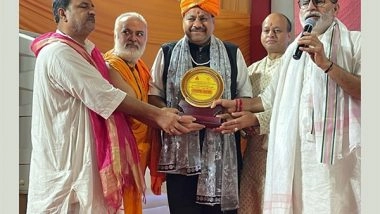 Business News | Ghanshyam Gupta Zaveri Honored with the Title of Raj Rishi