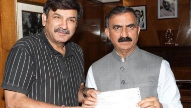 India News | ITL Presents Rs 5 Lakh Cheque to Himachal CM Sukhu for Disaster Relief Fund