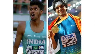 Sports News | Neeraj Chopra, Murali Sreeshankar to Compete at Zurich Diamond League on Thursday