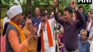 India News | MP: BJP Leaders, Including Kailash Vijayvargiya Celebrate Raksha Bandhan at Vridh Ashram in Indore