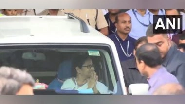 India News | West Bengal CM Mamata Banerjee Arrives in Mumbai Ahead of INDIA Bloc's Third Meet