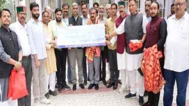 India News | Himachal: Shree Jawalamukhi Temple Trust Donates Rs 5 Crore to Disaster Relief Fund