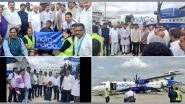 India News | Bengaluru: Maiden Flight to Newly Constructed Shivamogga Airport Takes off