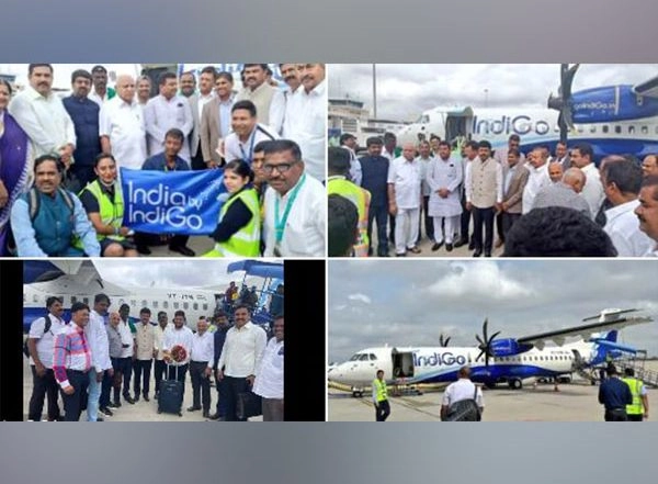 India News | Bengaluru: Maiden Flight to Newly Constructed Shivamogga Airport Takes off
