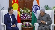 World News | Vice President Jagdeep Dhankhar Meets North Macedonia&rsquo;s Foreign Affairs Minister Bujar Osmani