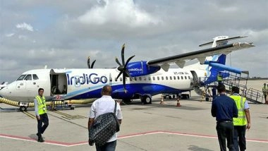 Business News | Maiden Flight Lands at Newly Constructed Shivamogga Airport