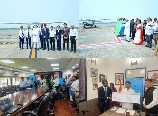 Business News | Utkela Airport in Odisha’s Kalahandi Gets First Flight