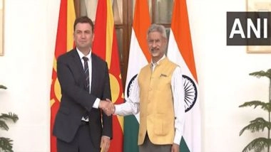 World News | EAM Jaishankar Meets North Macedonia’s Minister of Foreign Affairs Bujar Osmani
