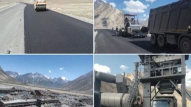 India News | Ladakh: Gadkari Says Kargil-Zanskar Intermediate Lane on NH-301 Being Upgraded