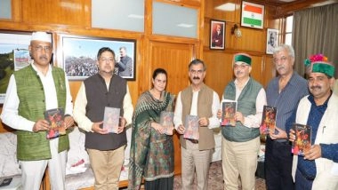 India News | Himachal CM Releases a Book of Monika Shandil, 'Karyala'